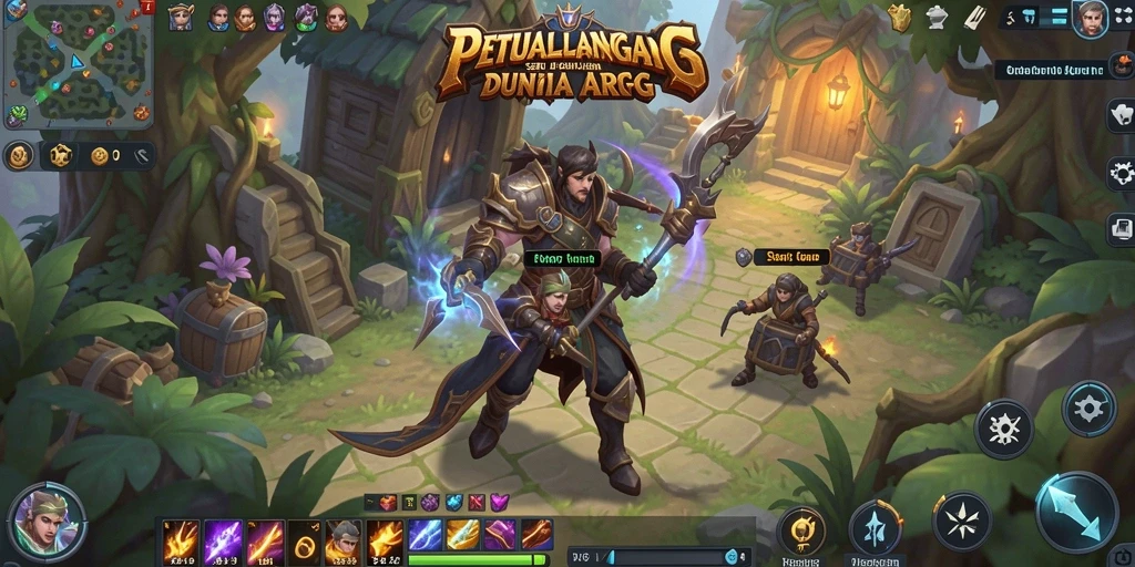 Tangkapan layar dari gameplay ARPG yang mendebarkan.