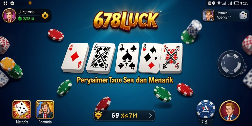 Screenshot gameplay 678LUCK menampilkan suasana permainan Domino yang seru.