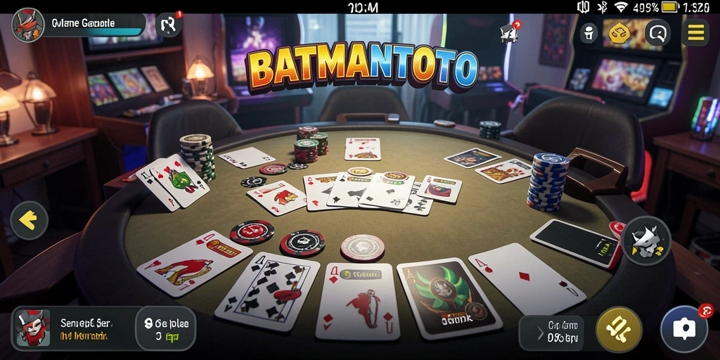 Tampilan gameplay yang menarik dari BATMANTOTO saat bermain Gaple.