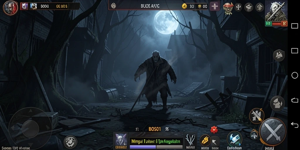 Tampilan mendebarkan dari gameplay <strong>BOS01</strong> yang penuh ketegangan.
