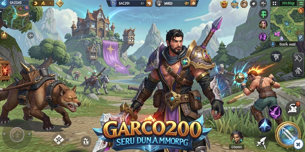Screenshot menunjukkan gameplay seru dari GARCO200 dengan karakter dan misi menarik.