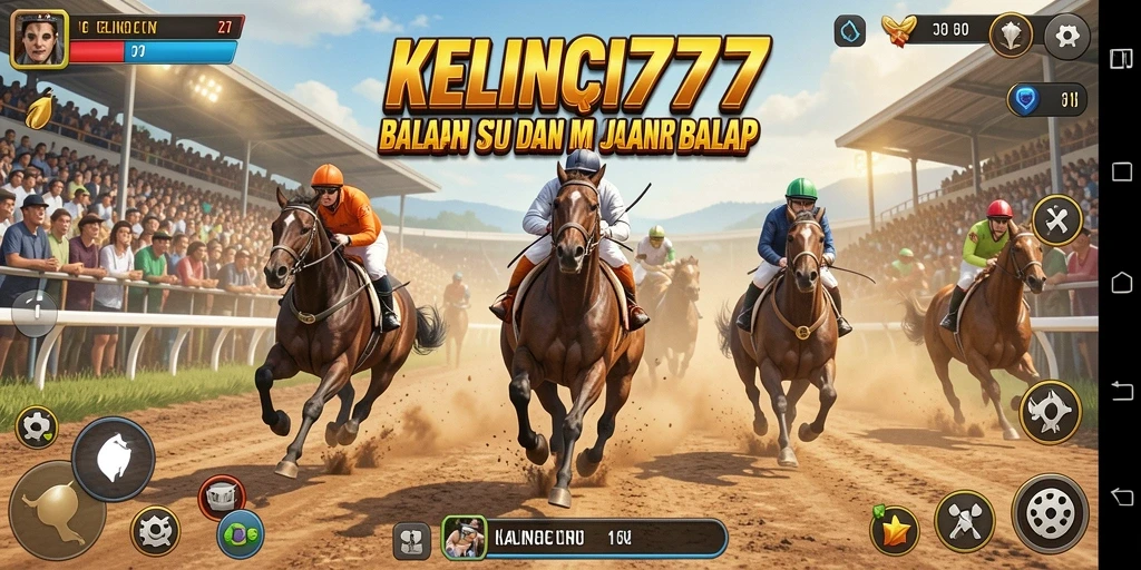 Gameplay Racing KELINCI777 yang menegangkan dan seru.