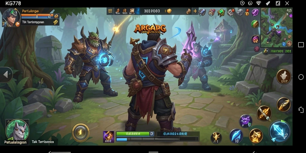 Tampilan gameplay menarik dari KG778 dalam petualangan ARPG.