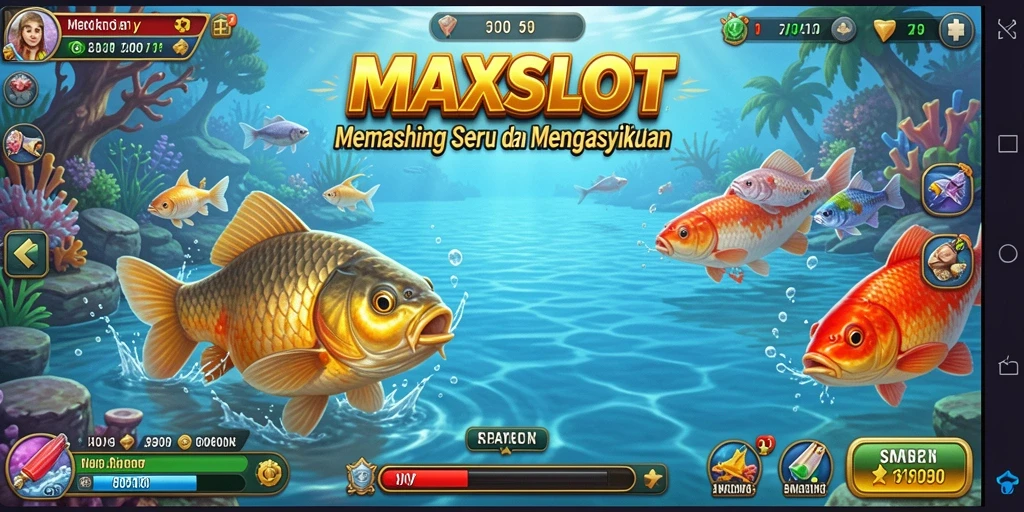 Screenshot gameplay memancing yang mengasyikkan di MAXSLOT.