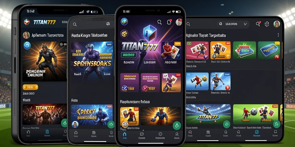 Tangkapan layar gameplay menampilkan pengalaman taruhan di TITAN777.